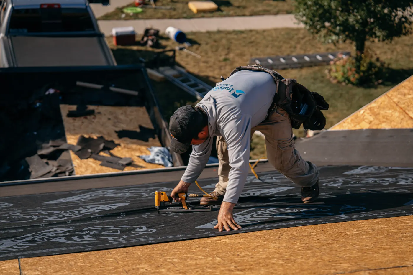 Flashing and seam work in Brookville