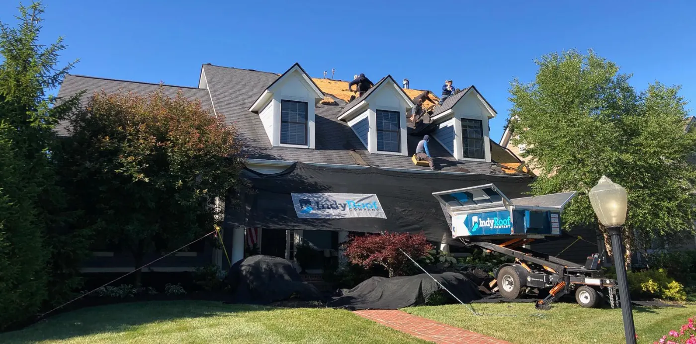 Commercial roof inspection documented in Brookville